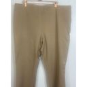 Ralph Lauren Lauren  Tan Side Zip Cropped Pants Size 18 Photo 1