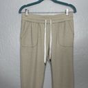 Zyia Women S Beige Heather Jogger Pants Pockets Drawstring Lightweight Athletic Photo 2