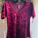 Z Supply Womens Burgundy/Maroon/Deep Red Top by  Size Medium Photo 2