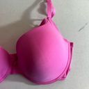 Juicy Couture  Bra 42D Pink Padded Underwire Adjustable Clasp Back Photo 4