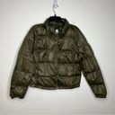 J.Crew  olive green puffer coat size XL Photo 0