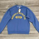 Russell Athletic Blue Crewneck Sweatshirt  Photo 0