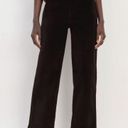 Everlane NWT  Black Relaxed High Rise Full Length Wide-Leg Corduroy Pants Size 2 Photo 5