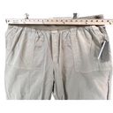 Soft Surroundings  Pants Womens 2XL Khaki Tan Medina Ankle Crop Roll Tab Hem NEW Photo 4