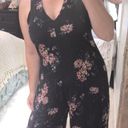 Somedays Lovin  size medium black floral boho pantsuit jumper Photo 3