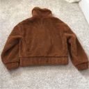 Francesca's Teddy bear fuzzy Sherpa jacket, size medium Photo 4