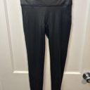 Spanx Faux Leather Stretch Leggings High Rise Pants Women’s Medium Black Photo 1