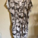 Skinny Girl  Kim Ruched Dress Cloud Dancer Black Photo 0