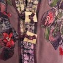 Interpretations of JMS Sweatshirt Jacket Appliques Embroidery Mauve Purple L Size L Photo 5