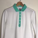 FootJoy  ladies baby pique polo golf shirt with sleeves size large Photo 1