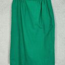 Pendleton Vintage  pencil skirt  12 green wool pockets retro glam twee preppy Photo 0