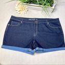 Ava & Viv  MIDI Jean Shorts Stretchy Dark Blue Plus Size 26 Photo 2