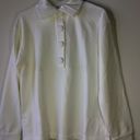 Rebecca Taylor  French Terry pull over long sleeve sweartshirt white Photo 11