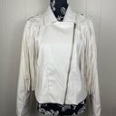 Main Strip  Faux Leather Fringe Jacket Size M Photo 0