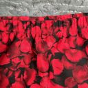 Petal Alyx brand S NWOT knee length skirt. Stunning red & black rose  design Photo 2