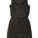 White House | Black Market  Black Sleeveless Studded Skirt Casual Dress Size XS Photo 4