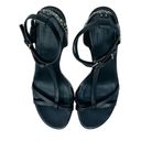 Burberry  Black Hans Runway Riveted T-Strap Cone Heel Sandals size 39 Photo 6