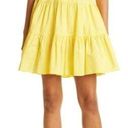 Tanya Taylor  Carly Tie Back Cotton Minidress Lemon Zist Photo 0