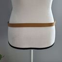 Coldwater Creek  Vintage Tan Soft Leather Thin Belt S Photo 1