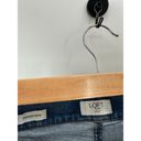 The Loft  Outlet Jeans Women 8 PETITE Blue Medium Wash Denim Straight Leg Seam Detail Photo 4