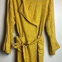 Raquel Allegra Lame Gold Cropped Trench Coat Sz. 0 (US XS 0/2) Photo 9