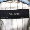 ZARA  stripe blazer double breasted detail button blazer S Photo 6