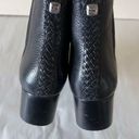 Brighton  Bliss Black Leather Block  Ankle Boots Women SZ 7.5 Photo 4