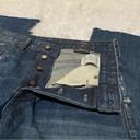 Vince  Selvedge Boyfriend Slouch Union Cuffed Jeans in Blue Photo 3