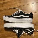 Vans  Old Skool Platform Black/White Lace Up Sneakers Women’s Size 9 Photo 7