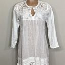 PilyQ New.  Water Lily White tunic. XS/S Regularly $134 Photo 5