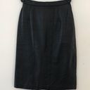 Vintage 90s High Waist Leather Skirt S/M Black Photo 0