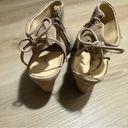 Paul Green  'Lexi' Sandal Booties Beige - Size US 5.5 Boots Open Toe Block Heel Photo 10