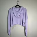 Boohoo Violet Cropped Hoodie Knit   Photo 2