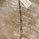 Macy's Opal & Genuine Diamond 18KT Gold Over Sterling Silver Bracelet Photo 2