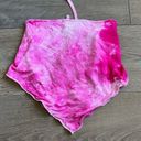 superdown  Layla Cowl Neck Halter Top Size S in Pink TieDye Photo 1