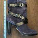 Pour La Victoire  Roslyn Buckle Wrap Blue Suede Boot Size 6.5 Photo 9