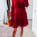 Shoshanna  Red Silk Mini Dress   Photo 6