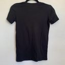 Everlane NWT  The Organic Cotton V-Neck Tee T-shirt in Black Photo 4