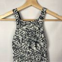 Nike  Black & White Printed High Neck Athletic Tank Top S Photo 2