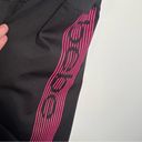 Bebe  Sport Bike Shorts Black Pink Stripe Photo 4