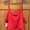 Old Navy NWT  women’s red crop tank top sweater  size 2X . Photo 3