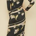 Novella Royale  Onyx Geo Bloom Siren Maxi Dress Photo 1