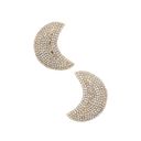 Ettika  Crescent Moon Earrings Gold Womens Size OS Photo 1