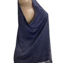 Luna  Rae Shimmery Blue Sleeveless Ruffle Neck Size XL New Without Tags Photo 1