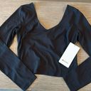 Lululemon  Align Long Sleeve Shirt Black size 8 NEW WITH TAGS 🖤 Photo 0