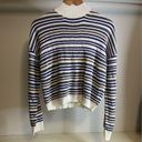 Ten Sixty Sherman NWT  Woman’s Stripe Mock Neck Sweater -L Photo 1