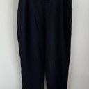 St. John  Collection Navy Blue Wide Leg Crop Santana Knit Pants 8 Photo 0