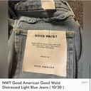 Good American NWT ‎ Good Waist Distressed Light Blue Jeans ( 10/30 ) Photo 6