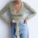 ZARA Wrap Sweater Photo 0