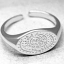 The Moon Silver Sun and Signet Ring Photo 0